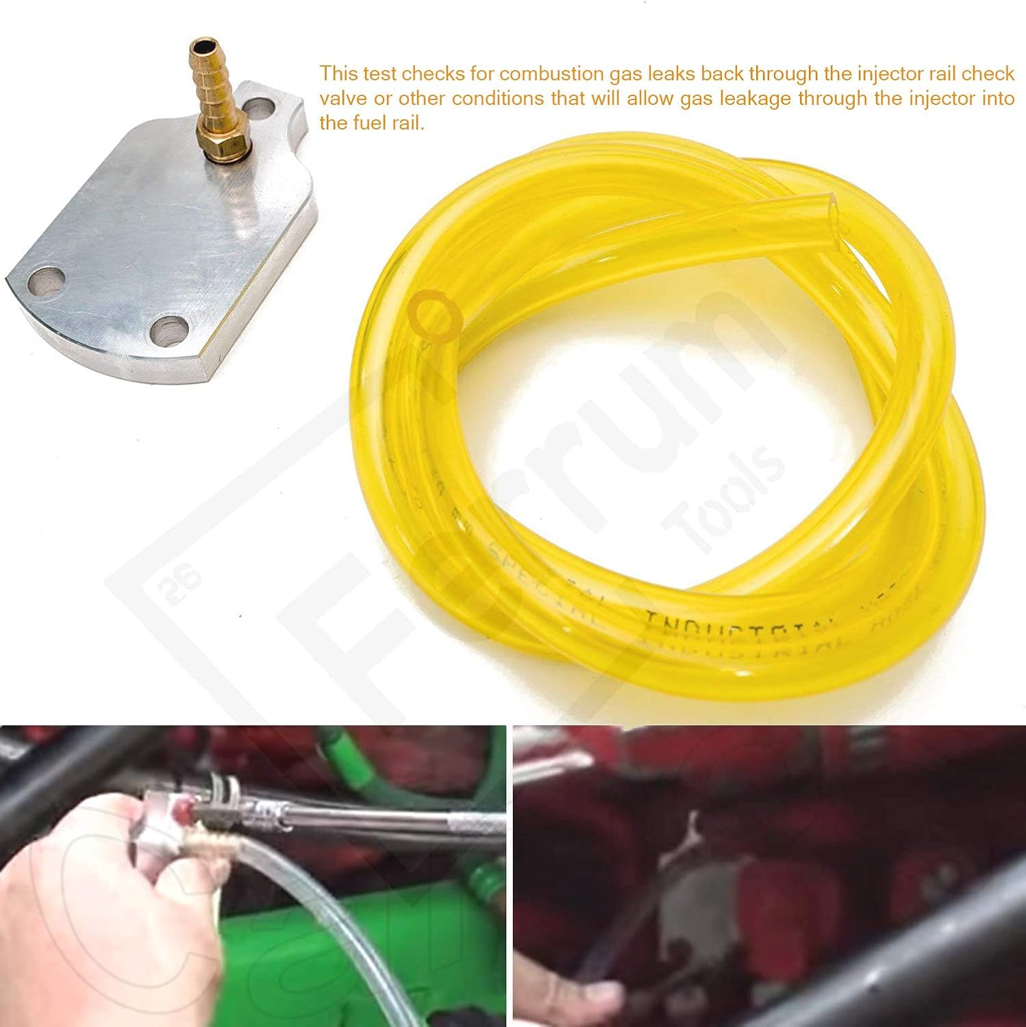 Ferrum Tools 3164001 Fuel Injector Leak Test Check Kit OEM Alternative Tool