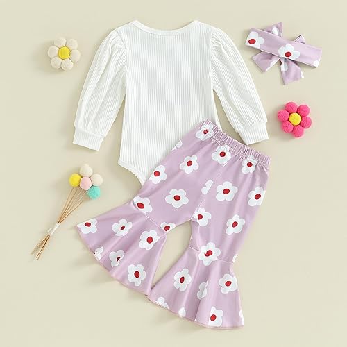 Miniatura 7 de Twopumpkin My First St Pattys Day - Traje de bebé niña con canalé, mameluco de campana para recién nacido, ropa del día de San Patricio