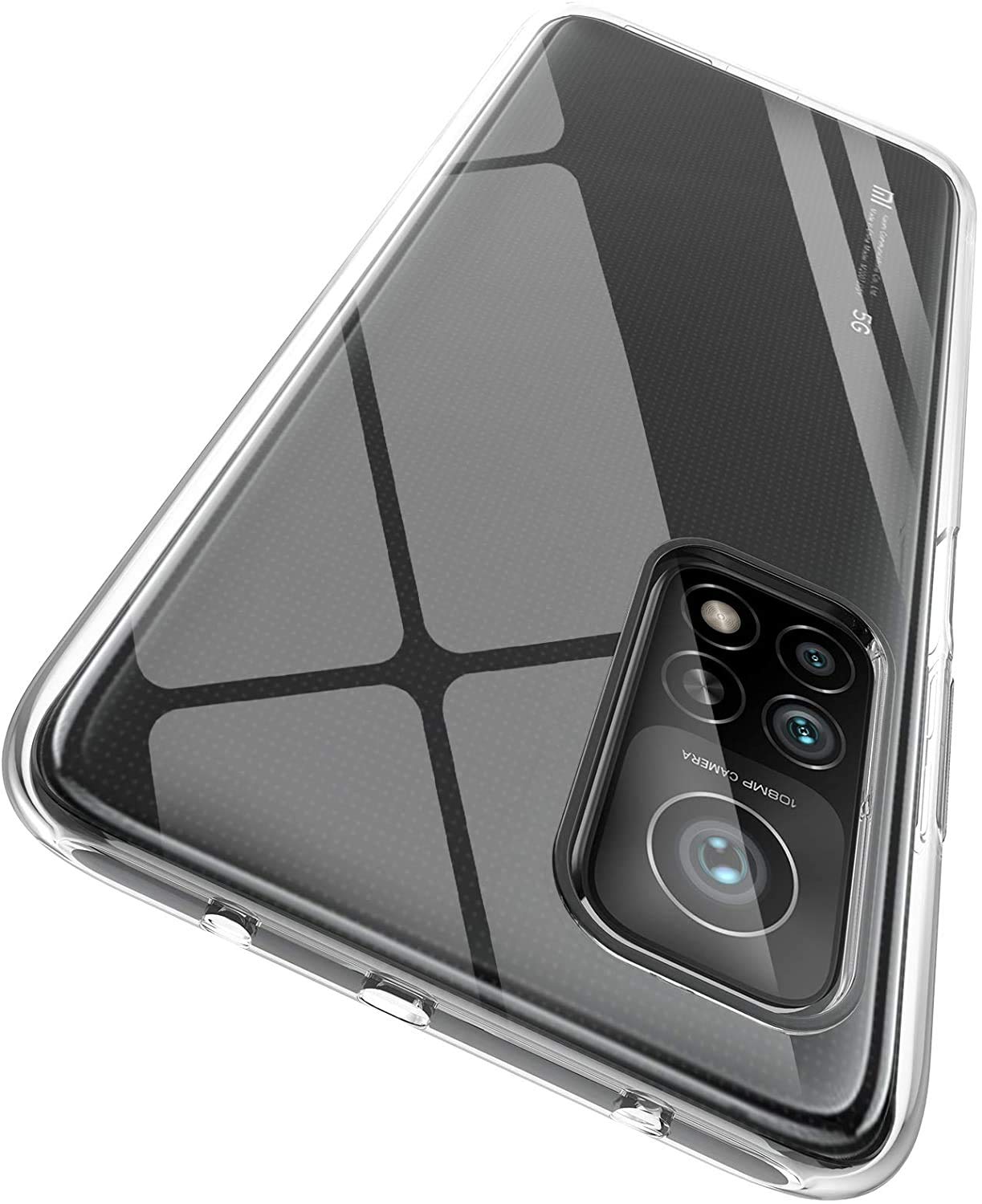Captor Cover Trasparente per Xiaomi Mi 10T Lite, Custodia TPU in