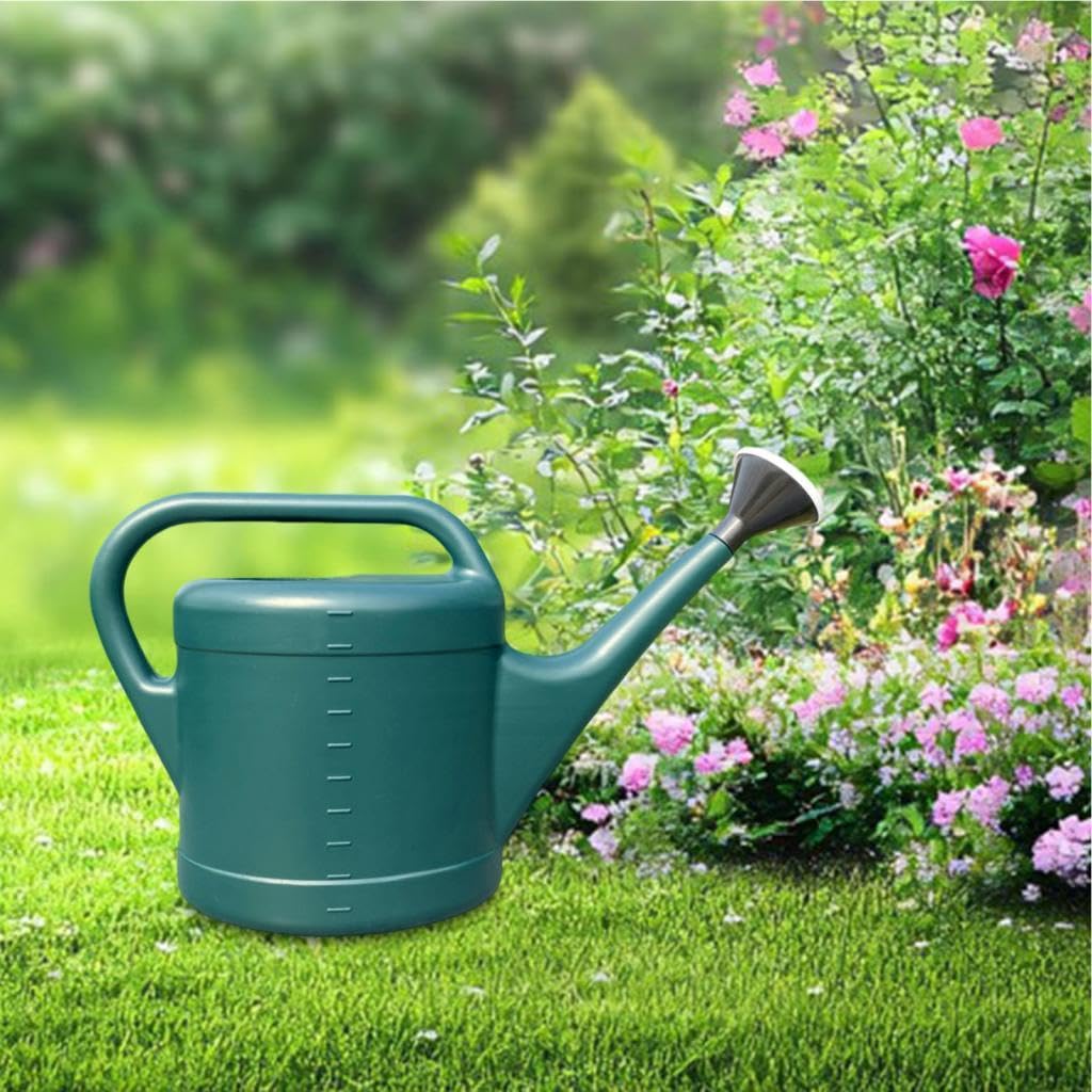 Arrosoir de Jardin avec Buse de Précision, Arrosoir Décoratif pour Plantes D'intérieur et D'extérieur, Grand Récipient Léger, Poignée Ergonomi, 10 L
