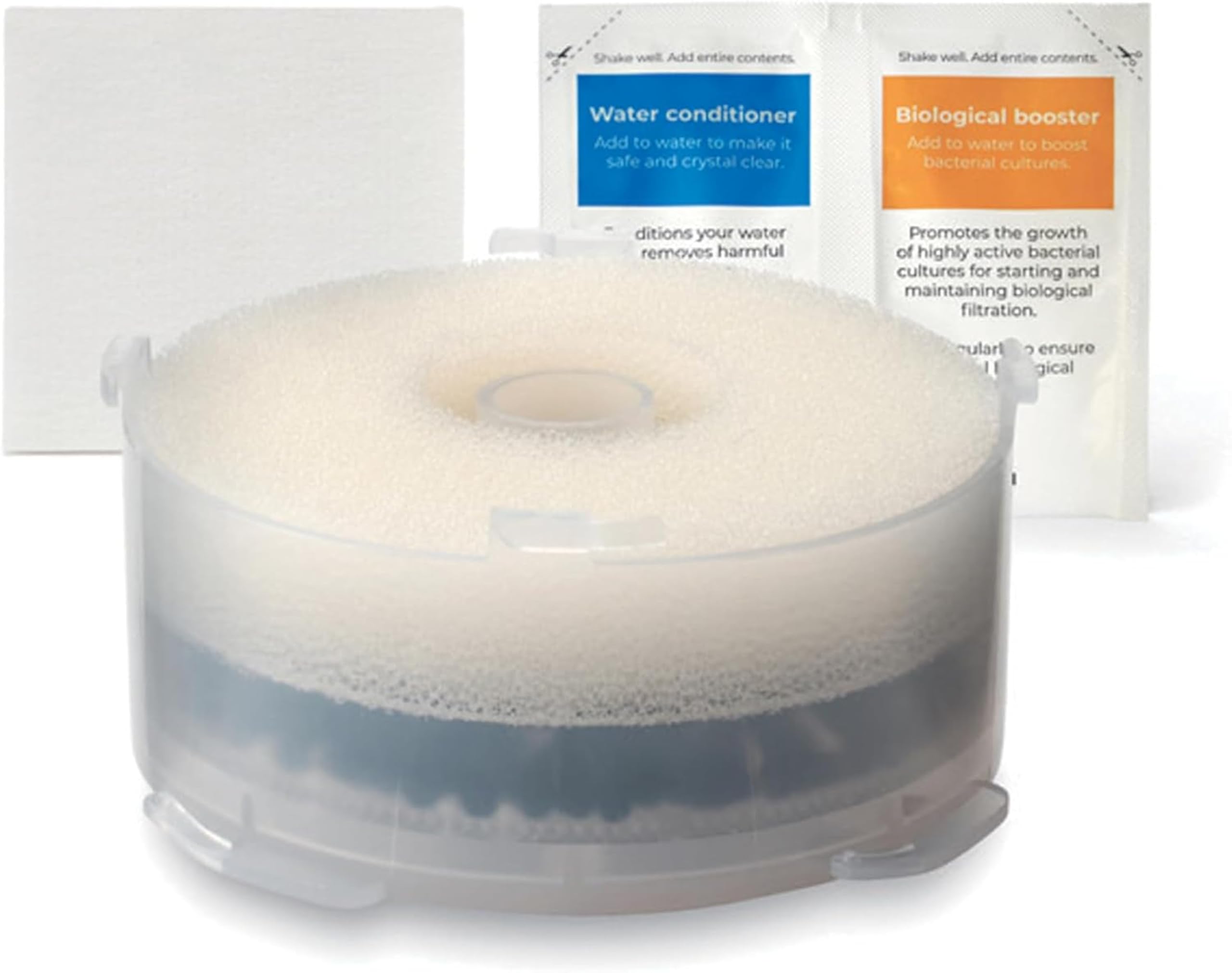 biOrb Service Kit, With Filter Cartridge, Water Treatment & Cleaning Pad
