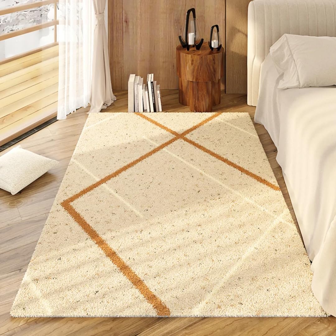 Tapis de chevet doux et moelleux pour éviter les réveils brutaux sur un sol glacé