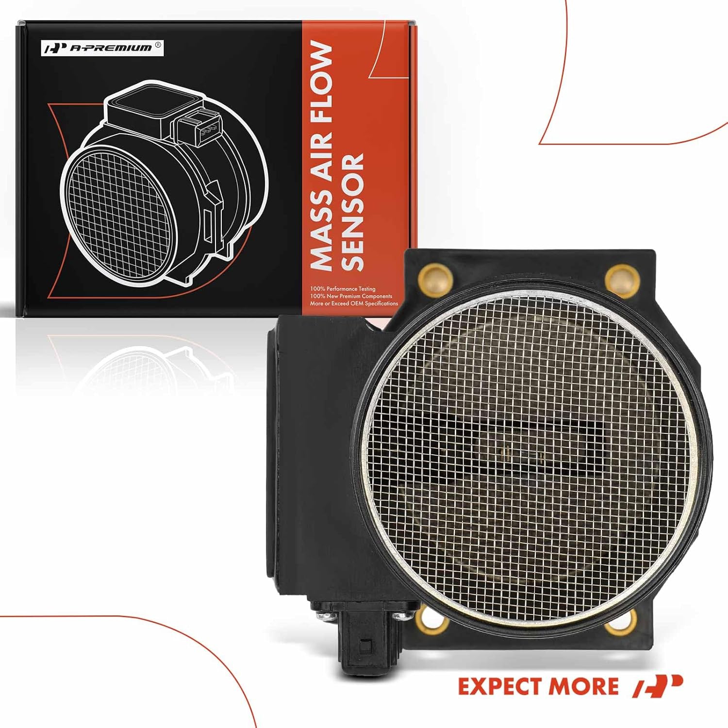 A-Premium Mass Air Flow Sensor Meter Assembly Compatible with Infiniti J30 1993-1995 & Nissan 300ZX 1990-1996, Replace for# 2268030P00