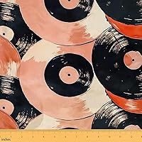 Vista 14 de jejeloiu The Yard - Tapicería de vinilo retro de los años 83 para sillas, tocadiscos de 3 yardas para proyectos de bricolaje en el hogar, decoración