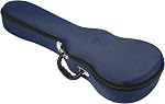 Eacam Ukulele Case Backpack for 23in 24in – 1200D Polyester Waterproof Bag with Cushioned Interior (23/24 inch Blue)