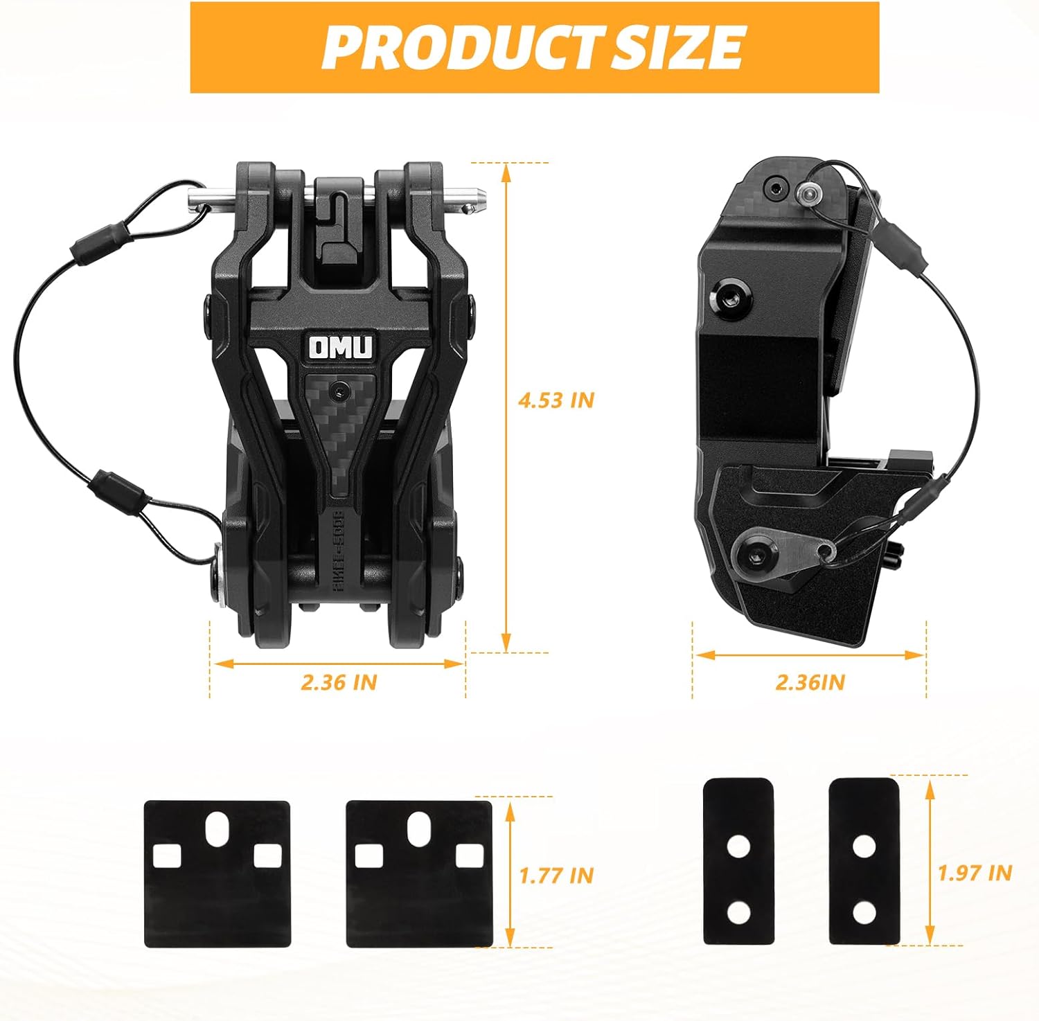 MAIKER Hood Catch Hood Lock for 2018-2024 Jeep Wrangler JL Gladiator JT