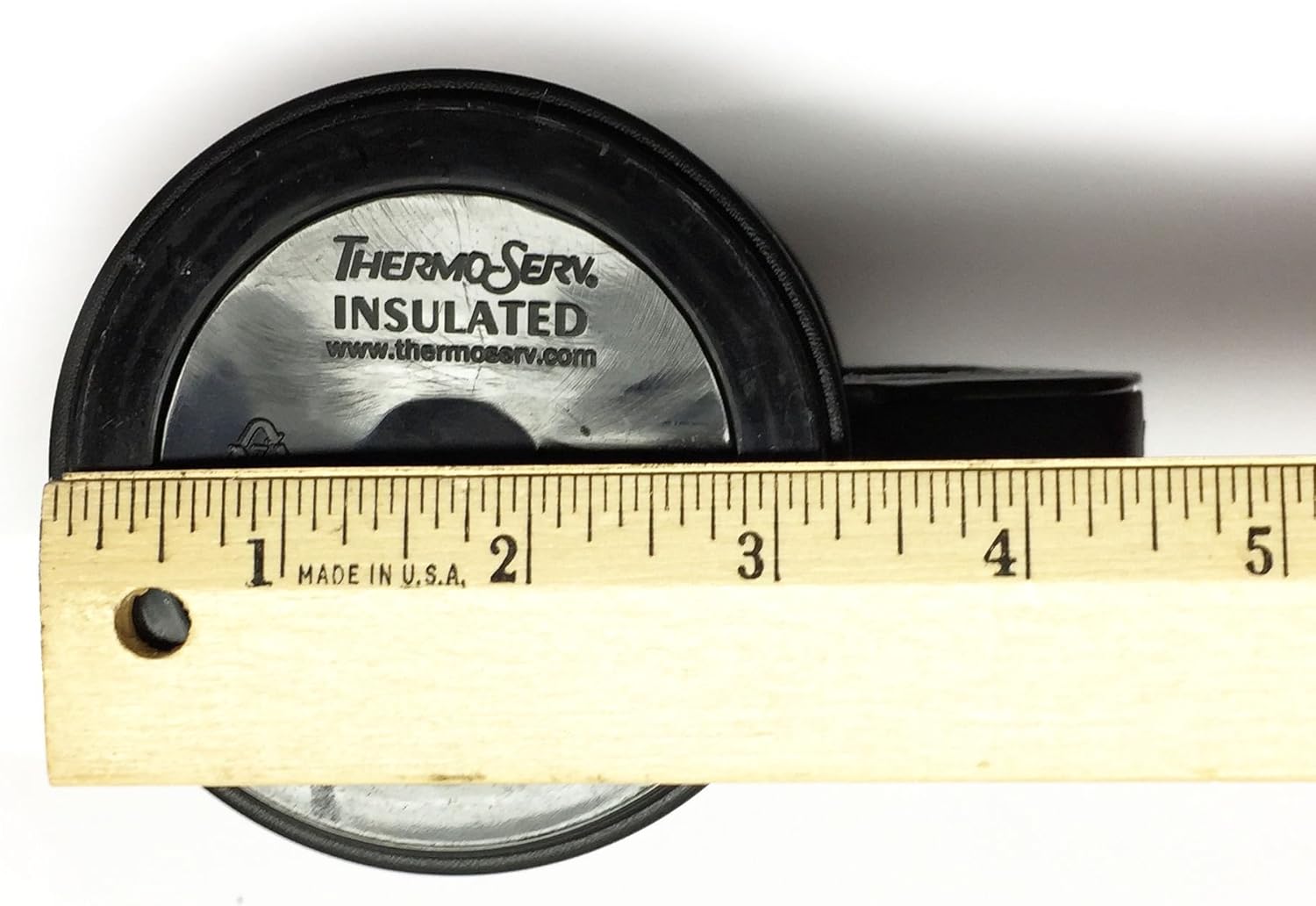 GAMA Electronics Thermoserv 20oz Insulated Travel Mug Classic Gas Station Design (Black/Red 2 Pack) - Image 5