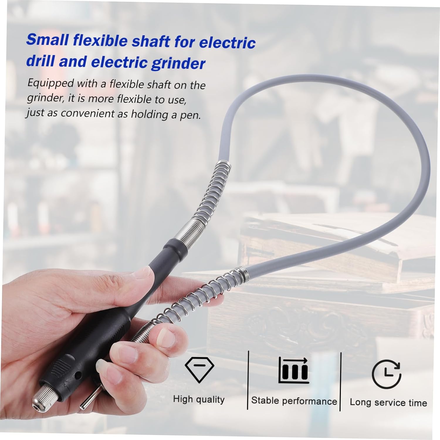 Gadpiparty 237g Electric Drill Flexible Shaft Flex Shaft Adapter for Rotary Tool Sturdy Extension Cord