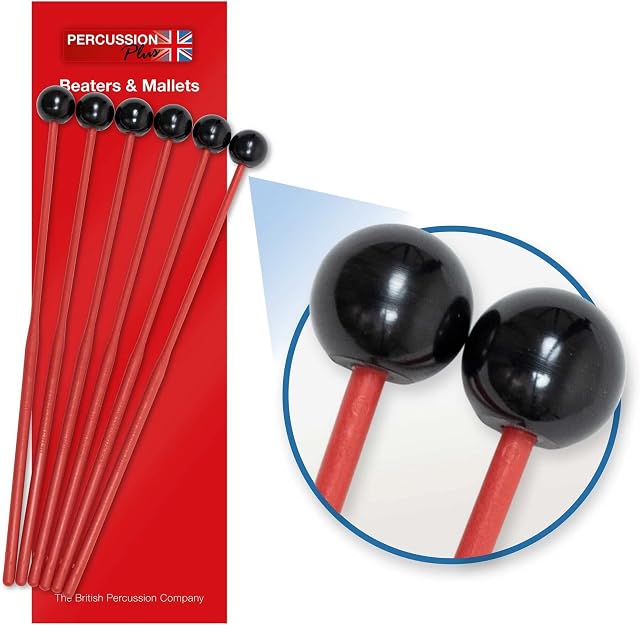 Percussion Plus PP066 Beaters for Glockenspiels or Chime Bars - Pack of 6