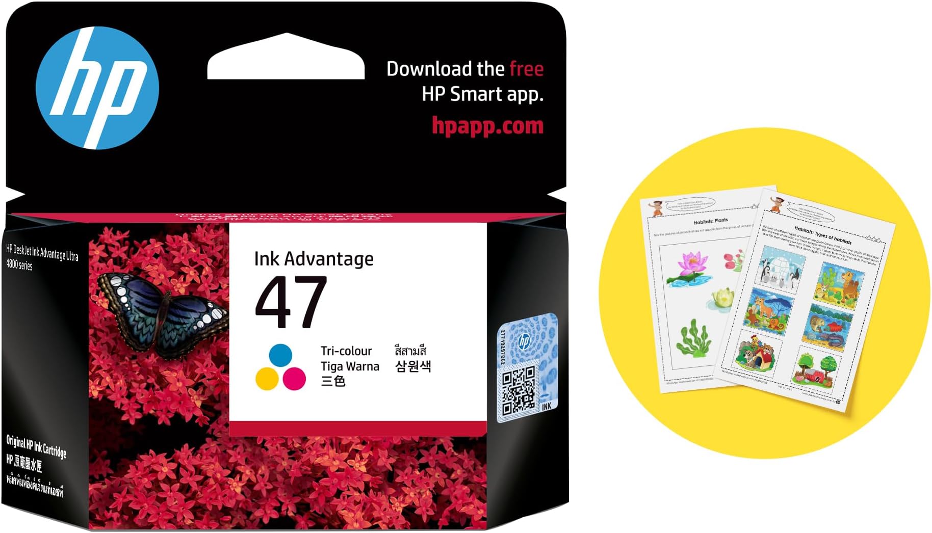 47 Tri-Color Original Cartridge