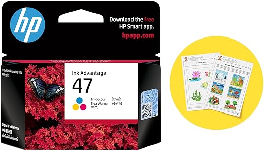 HP 47 Tri-Color Original Cartridge