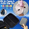 Miyoo Mini Plus 3.5 inch Handheld Game Console with Portable Case Transparent Black 128GB