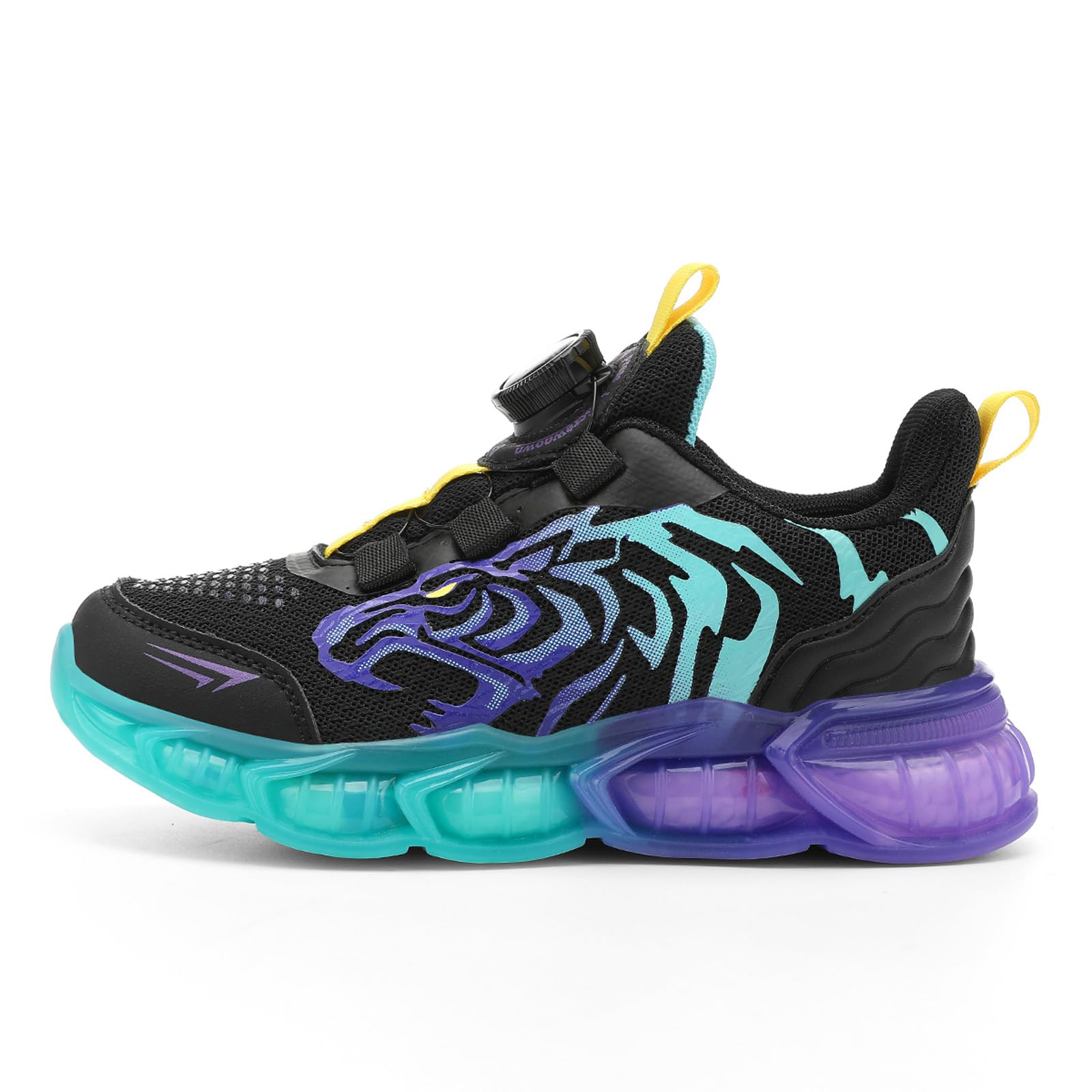 Kinder Sneaker Laufschuhe Mode Jungen Sportschuhe Tigermotiv Turnschuhe Bequem Atmungsaktiv Leicht Outdoor Sport Freizeit Schuhe Joggingschuhe Größe 28-39