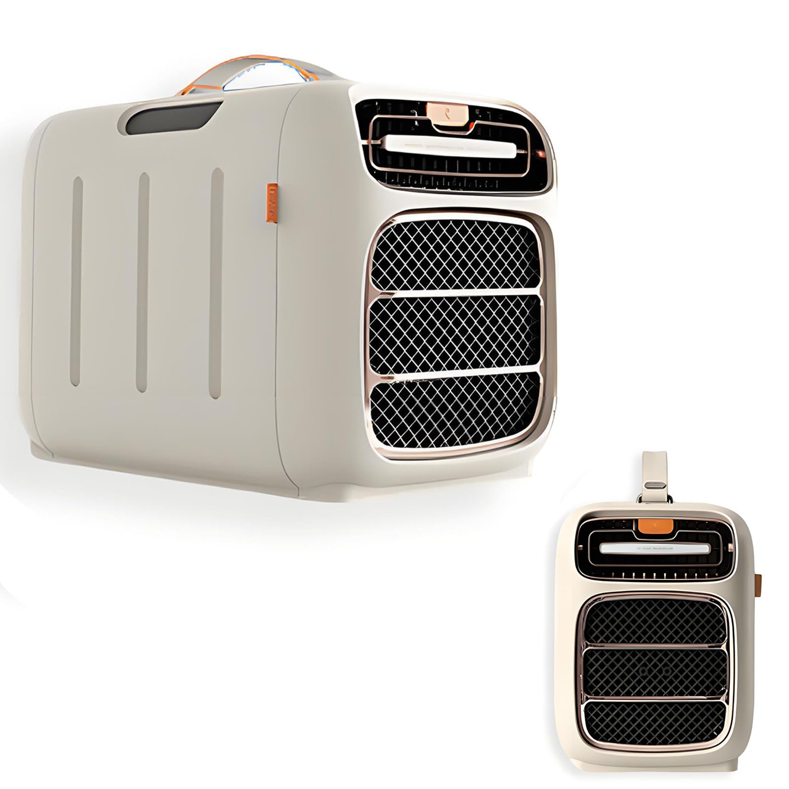 HuanSebesity Low Power Portable Ac for Camping,Quiet Tent Air Conditioner,420w Energy Saving,Dehumidifying & Timing Function,Compact Design for Van Rv Tent Indoor Outdoor Activities cool
