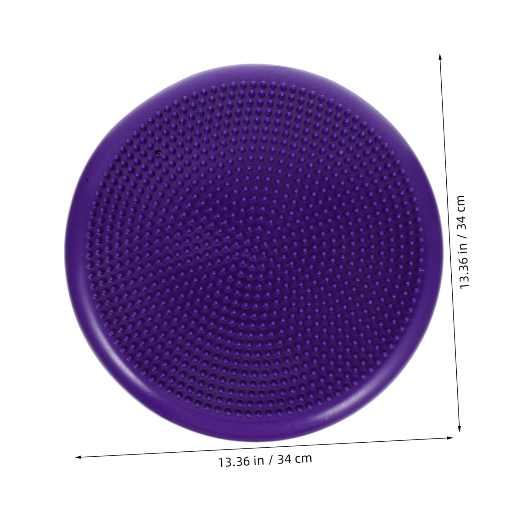 SUPVOX Cuscino Gonfiabile Balance Disc in Pvc Pompa a Mano, Tappetino per Yoga e Fitness, Migliora L'equilibrio la Postura, per Ginnastica in Casa