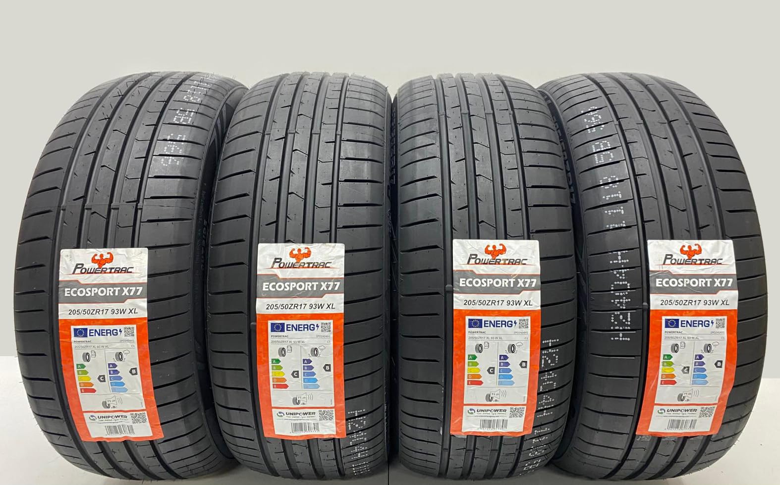 4 X 205 50 17 POWERTRAC ECOSPORT 205/50ZR17 93W XL M+S TYRES