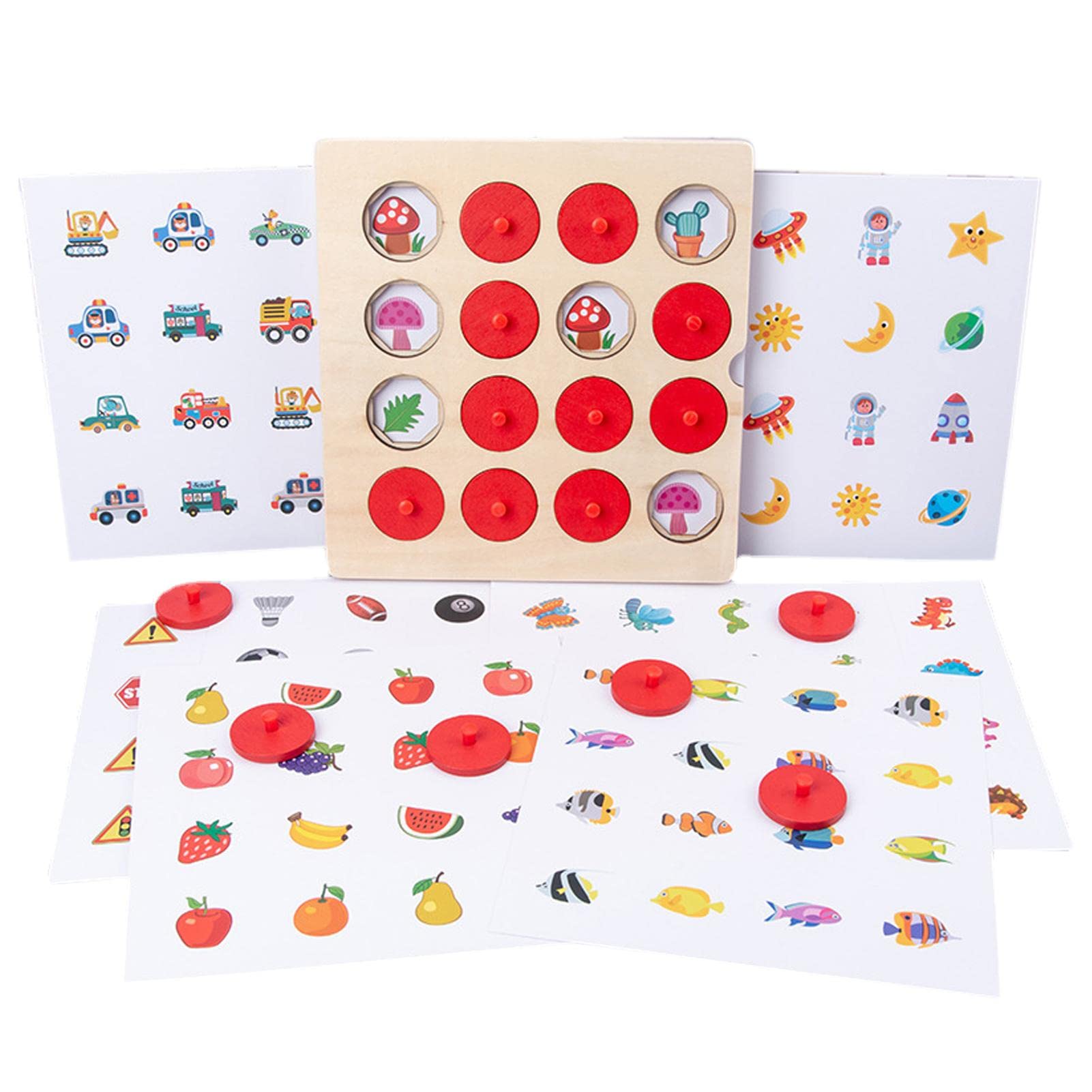 Amazon.co.jp: 2 Pcs メモリーマッチングゲーム - 幼児向け記憶