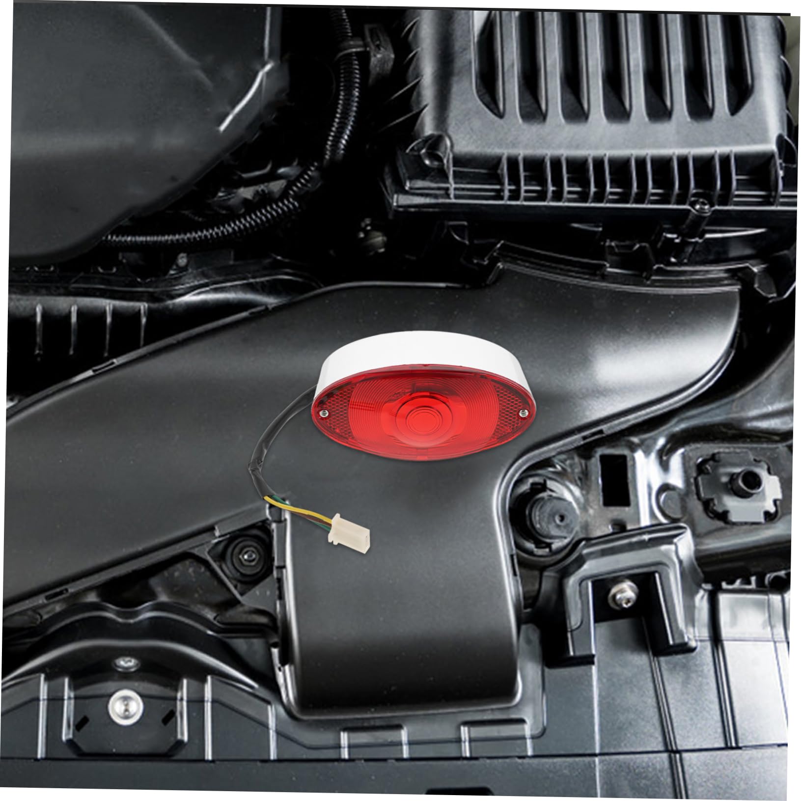 Feu De Frein Arrière Pour Moto Plastique Œil De Chat Lumière De Frein Vintage Et Lumière De Position Compatible Avec Honda