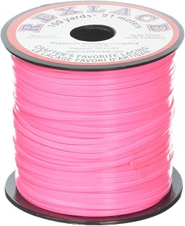 Pepperell Rexlace Plastic Lacing .0938" X100yd, Neon Pink