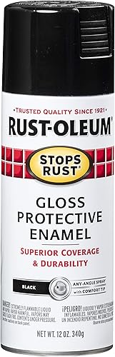 Miniatura 1 de Rust-Oleum 7797830 Stops Rust Spray Paint - Pintura antióxido, 12 onzas, blanco semibrillante (paquete de 2)