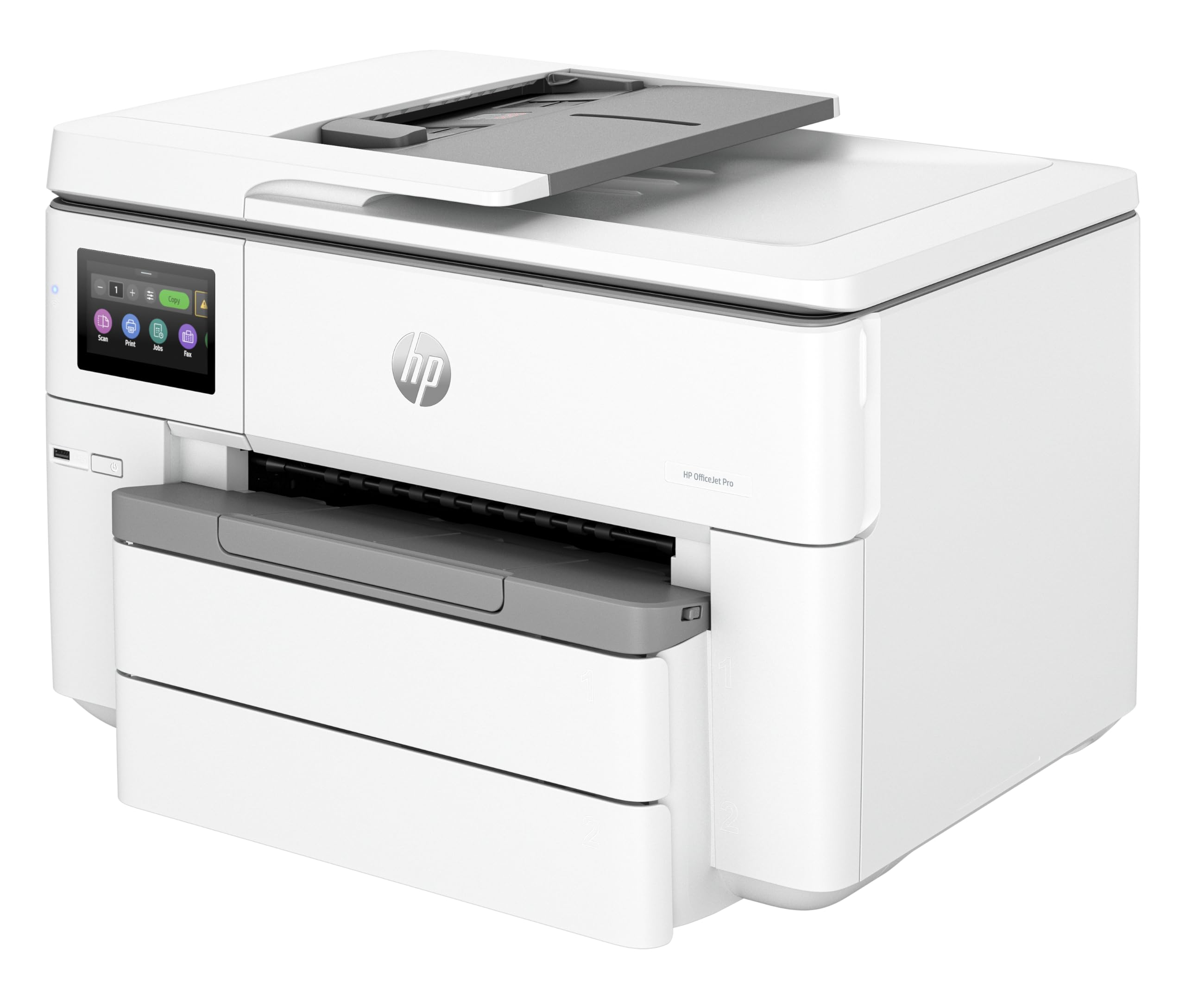 HP OfficeJet Pro 9730e Impresora todo en uno | Color | para oficinas pequeñas | Inalámbrica | Impresión, escaneo, copia, ADF | Hasta A3 | 2 bandejas | 3 meses de tinta instantánea gratis
