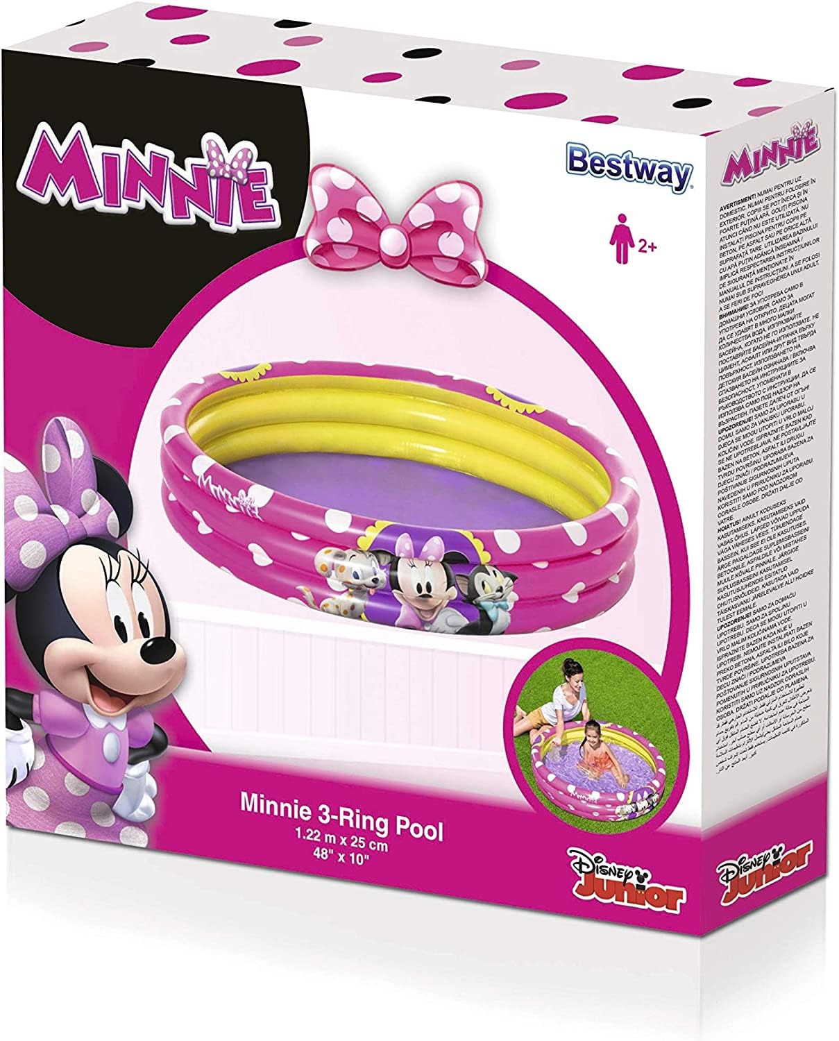 Bestway 91079 Piscina per bambini Minnie da 122X25 cm