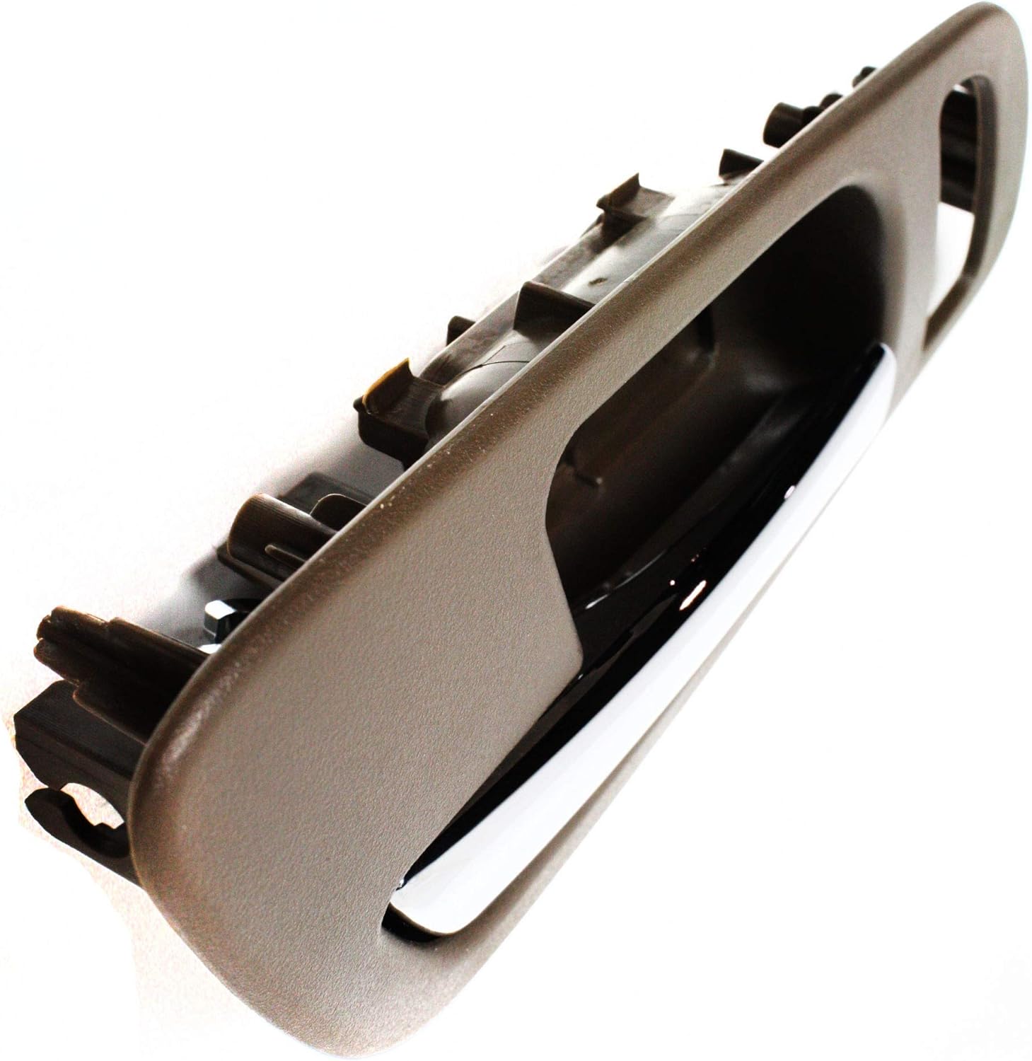 Garage-Pro Interior Door Handle SET Compatible with 2007-2014 Chevrolet Tahoe, Fits 2007-2014 GMC Yukon, Fits 2007-2013 Cadillac Escalade Front, Driver and Passenger Side Brown bezel with chrome lever
