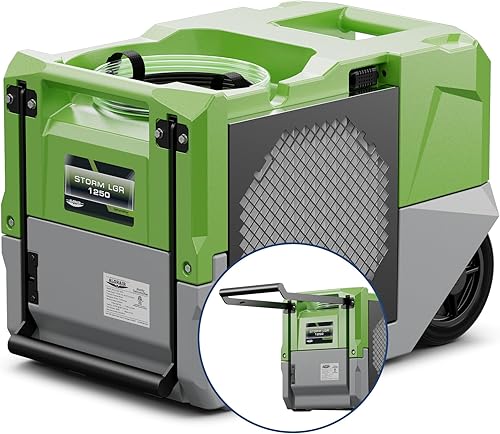 ALORAIR LGR - Deshumidificador comercial con bomba de 264 PPD, deshumidificador industrial de hasta 3,000 pies cuadrados, portátil, para