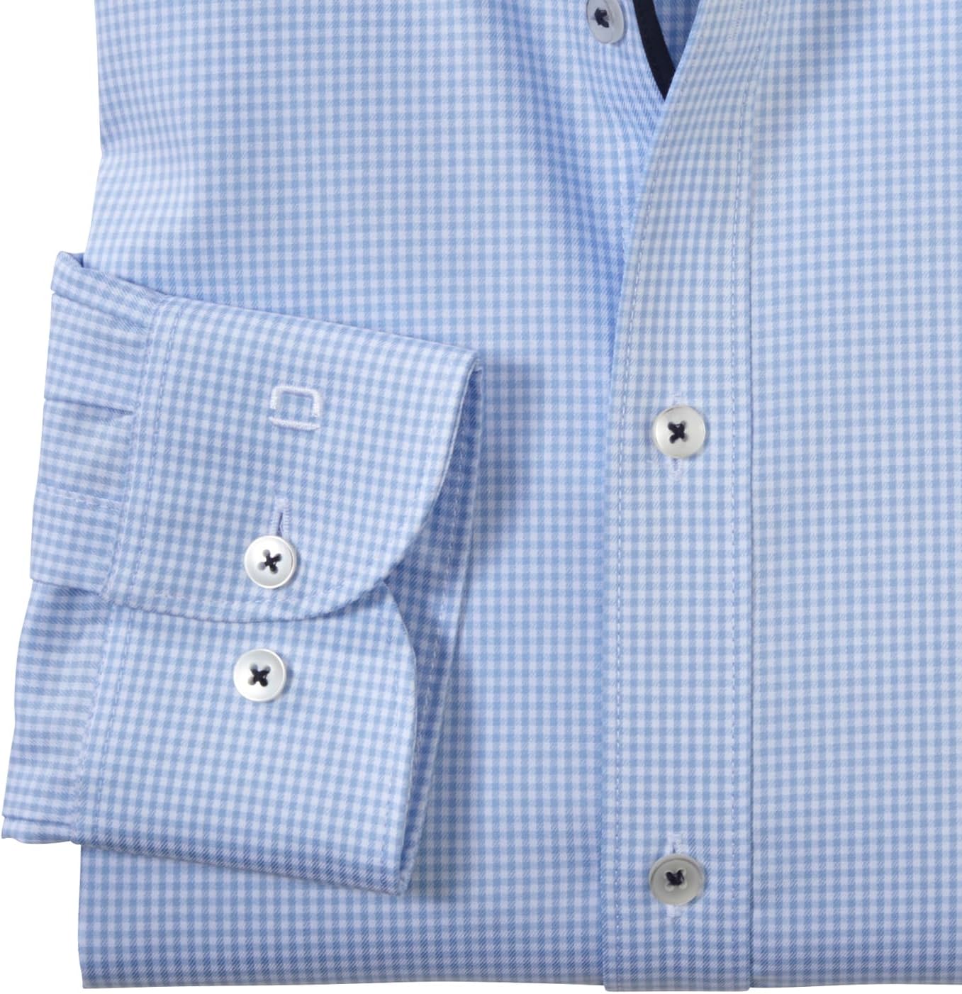 OLYMP Camicia da uomo a maniche lunghe Level Five 24/Seven, stampa digitale su jersey, 24/7 – Level 5,18 New York Kent, Oliva 47, 48