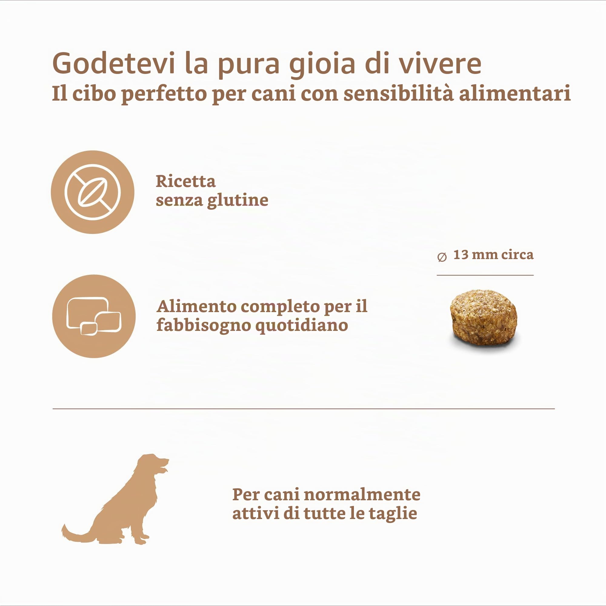 MERA “Pure Sensitive Senior” - Crocchette con tacchino e riso per cani, cibo secco per la dieta quotidiana di cani anziani sensibili all’alimentazione