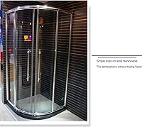 Vista 3 de Tirador de puerta de cristal para ducha con distancia ajustable de los agujeros, pomos de repuesto para puertas interiores y exteriores