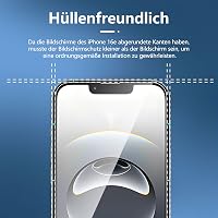 NEW'C iPhone 16e (6,1") Edzett Üveg Kijelzővédő - 3 db-os Csomag, 9H Keménység, Karcálló, Buborékmentes, Ultra Átlátszó, 0,33 mm 3