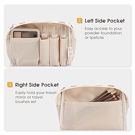 Narwey Small Checkered Makeup Bag for Purse Mini Pink Cosmetic Bag Travel Makeup Pouch Zipper Pouch Cute Make up Bags with Compartments for Women Girls (Dusty Rose Checkerboard, Small)