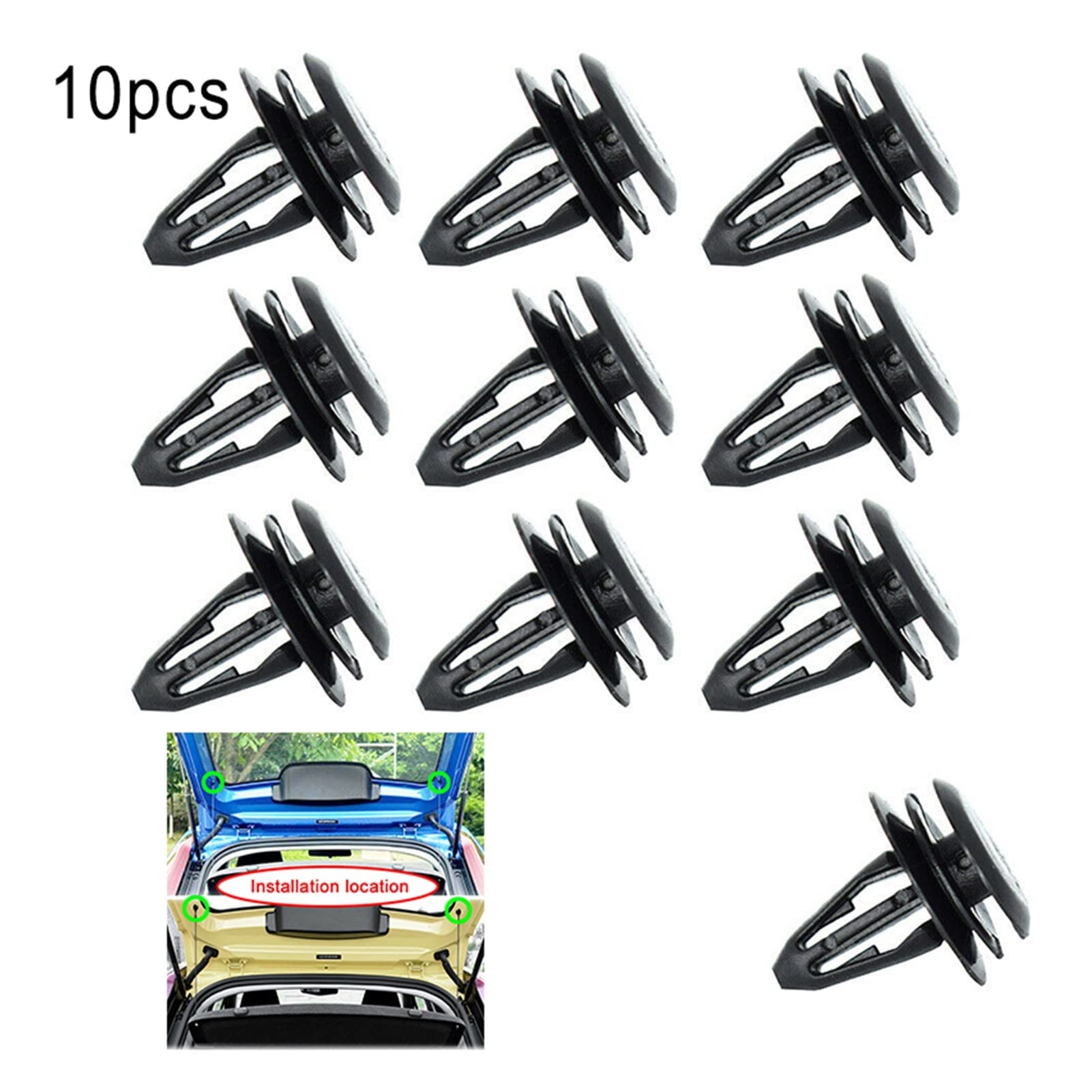 Clip Del Cavo 10pcs Compatible Mg Zs Mg3. Stivaletto Posteriore Coperchio Del Carico PACCINA PACELLO STAGGIO CLIP CLIP Adatta Compatible I Veicoli Clip Del Cavo Di Elettrodomestici Nuovo