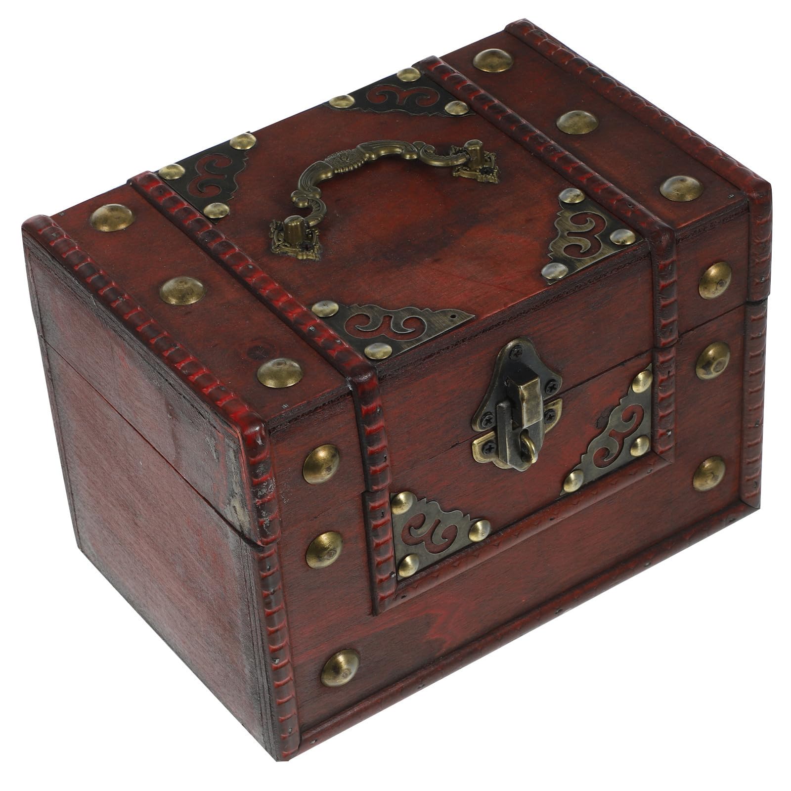 Boîte de rangement et protection vintage bois pour montres et accessoires de mode