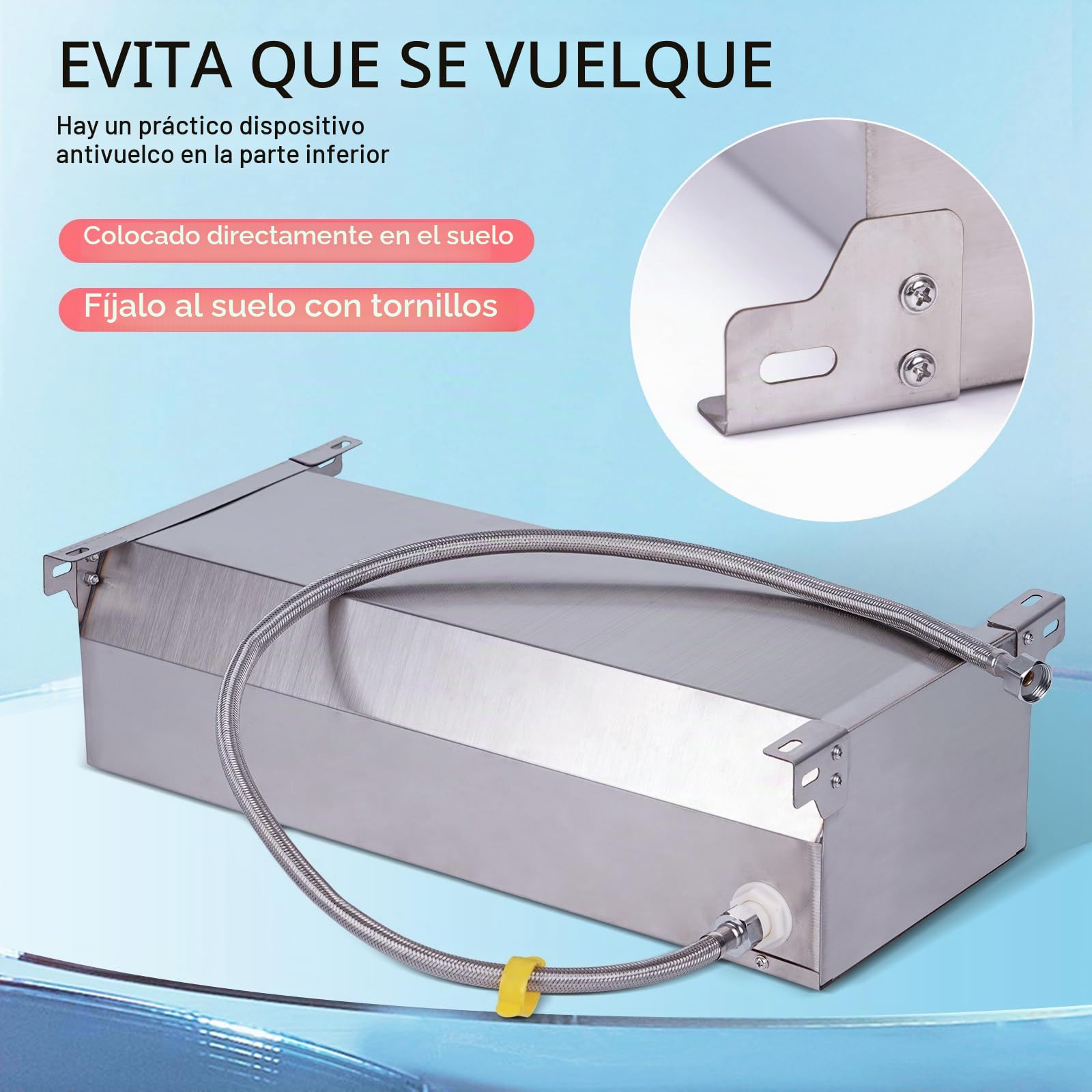 Bebedero AutomáTico para Ganado, DepóSito de Agua Potable de Gran Capacidad para Animales, Dispensador AutomáTico de Agua Potable con VáLvula de Flotador para Caballos, Cabras, Cerdos, Perros y Ovejas