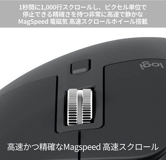 Logicool MX2300CRd Advanced Wireless Mouse, Quiet, Wireless MX Master 3S, Bluetooth Edition, Japanese Authentic Product