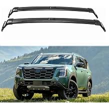 2PCS Roof Racks Cross Bars Fits for Nissan Patrol Nissan Armada Y63 2025 2026, Upgrade Luggage Carrier Cargo Bar Crossbars Aluminum for Kayak Luggage Ski Bike Carrier