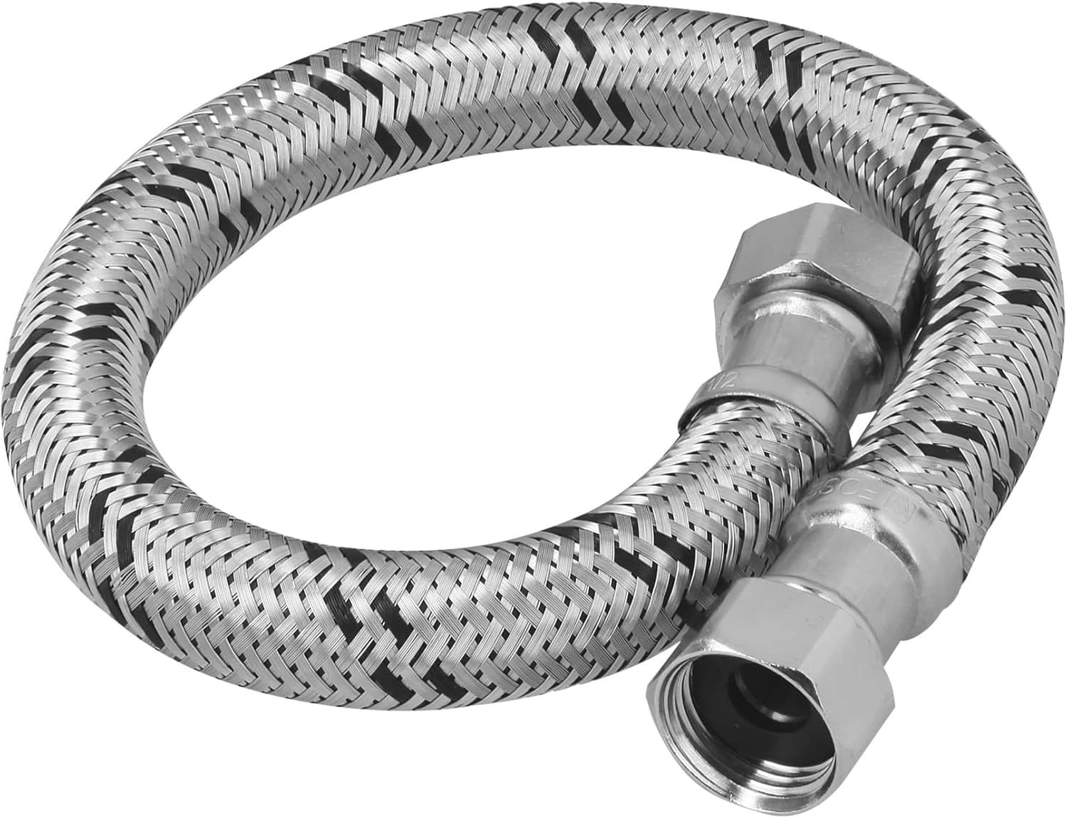Steel braided hose 1/2 x 1/2'X 40 cm general uses