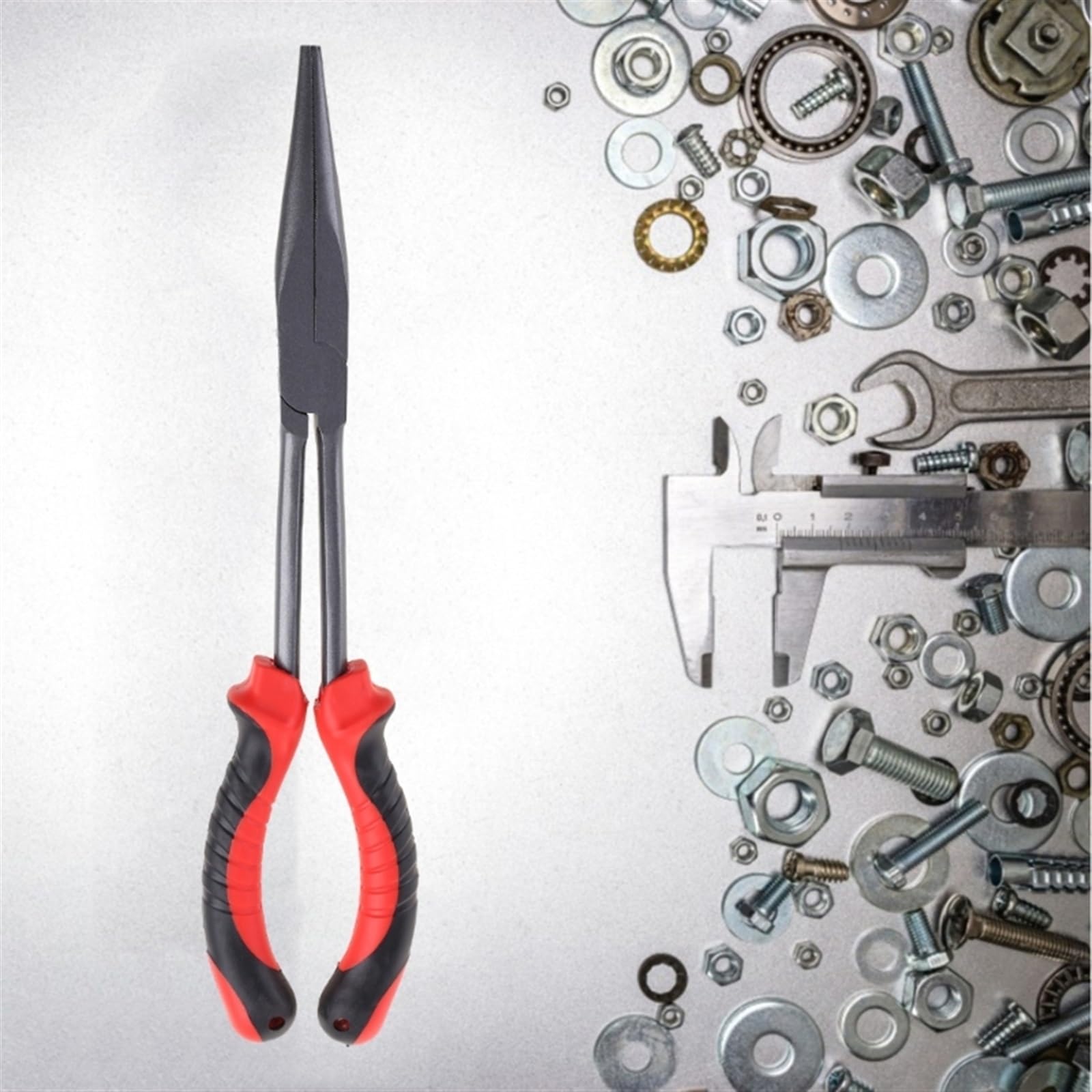 JINGYAN Szczypce Fishing Pliers Straight Long Handle Aluminum Alloy Steel Gripper