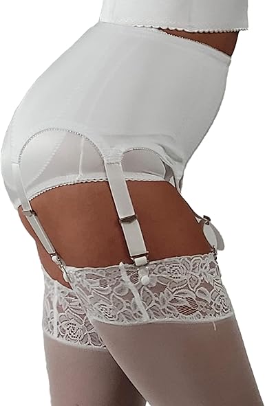 Rago Shapewear Women's Six Strap Shaper Garter Belt, White, X-Small/24 :  Amazon.ca: Clothing, Shoes & Accessories