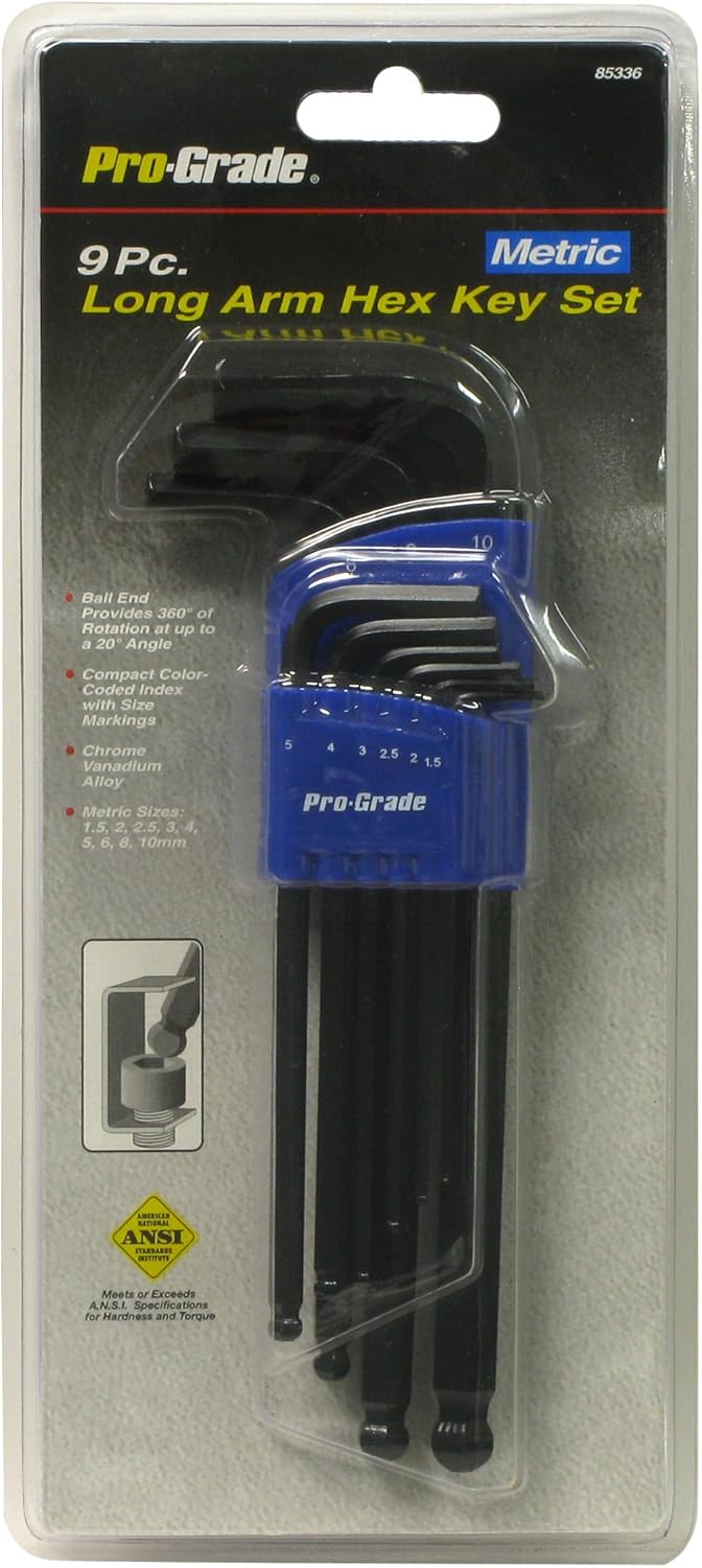 13 PC. SAE LONG ARM BALL END HEX KEY SET