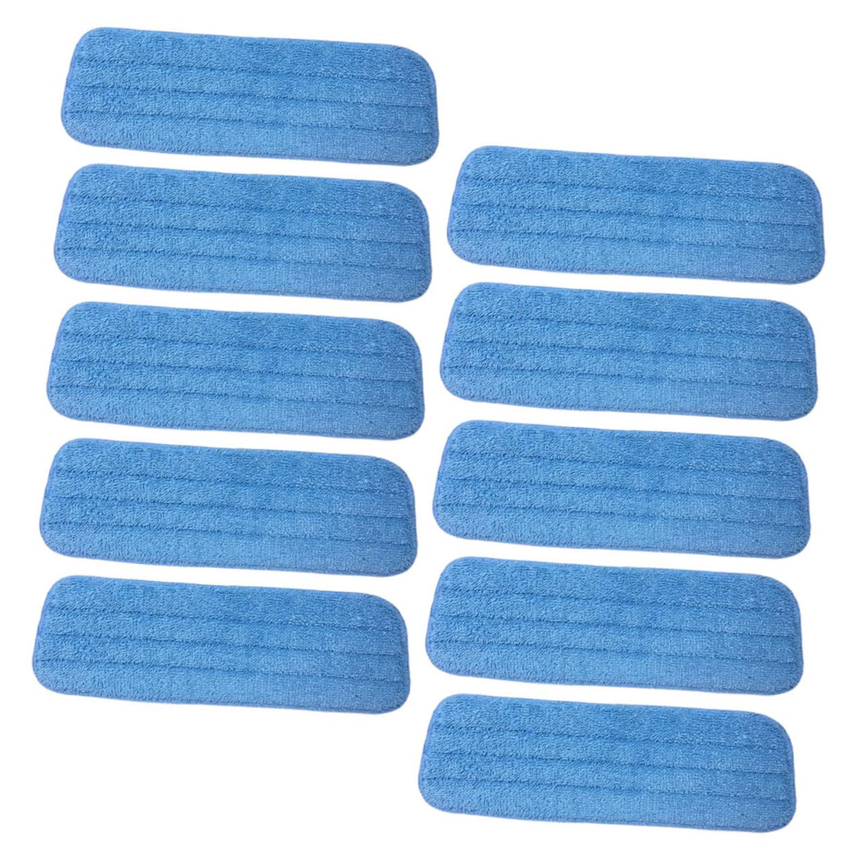 ORFOFE 10 pezzi Panni per Mop in Microfibra Lavabili Riutilizzabili Ricambi per Mop Spray per Pulizia Pavimenti in Piastrelle e Vinile Panni Sostitutivi Resistente e Facile da Pulire