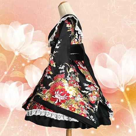 Amazon ハクチョウ Hakucho 和風ワンピース コスプレ用 ドレス 和柄 花魁 パーティー 発表会 イベント用 クリスマスプレゼント 女性 レディース Xl レッド コスプレ 仮装 通販