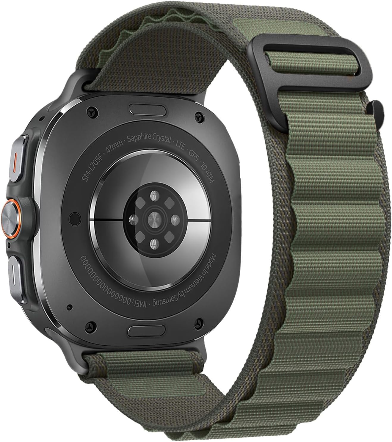 Samsung Galaxy Watch Ultra็จใใฌใคใซใใณใ 47mm ใกใณใบ/ใฌใใฃใผในใ้ ไธใชใใกใใชใใฏใใคใญใณใขใซใใคใณในใใผใใซใผใในใใฉใใใSamsung Galaxy Watch 7 Ultraใใณใ47mm 2024ๅนดใขใใซ็จใ้ๆฐๆงใฎใใไบคๆ็จใชในใใใณใ