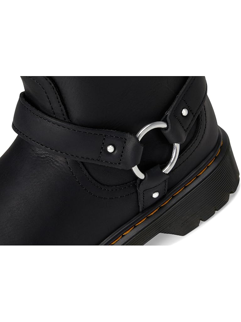 Black Dr. Martens Genaya Rigger Boot (Little Kid/Big Kid)