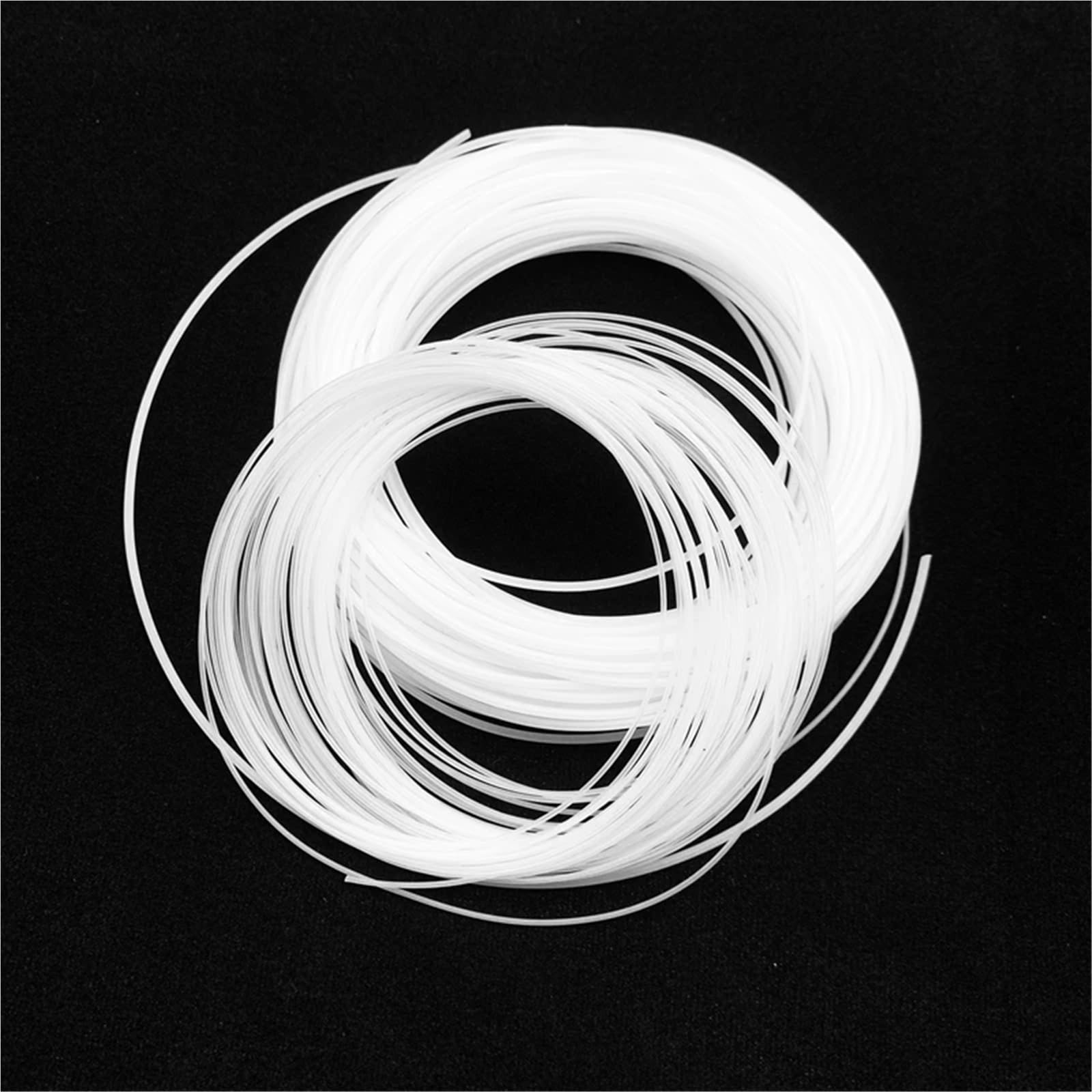Lfang-Mangueras PTFE Tube ID 0.6 0.8 1 1.2 1.5 1.6 1.8mm Capillary Insulated Hose Rigid Pipe Temperature Corrosion Resistance, A prueba de presión y explosión(10M,ID 0.5mm x 0.9mm)