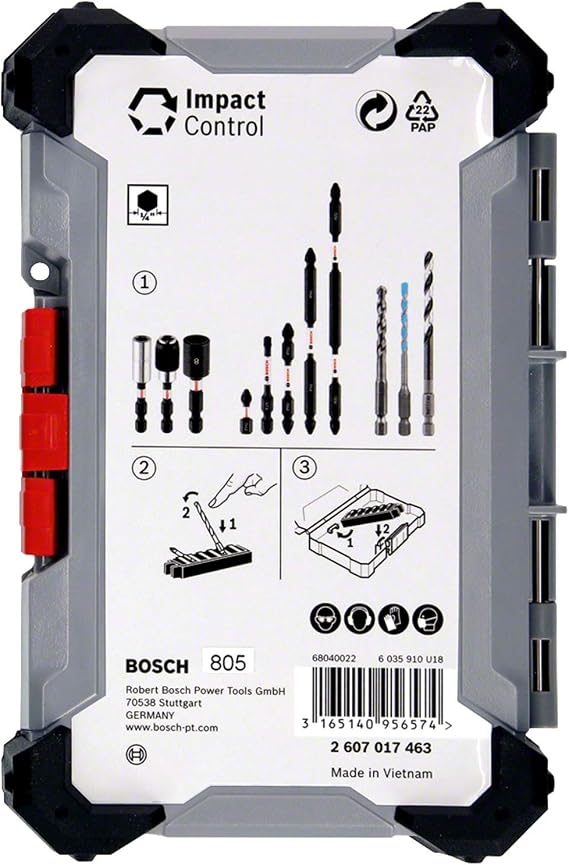 Bosch Professional 35 Adet MultiConstruction Matkap Ucu ve Darbe Kontrollü Tornavida Ucu Seti