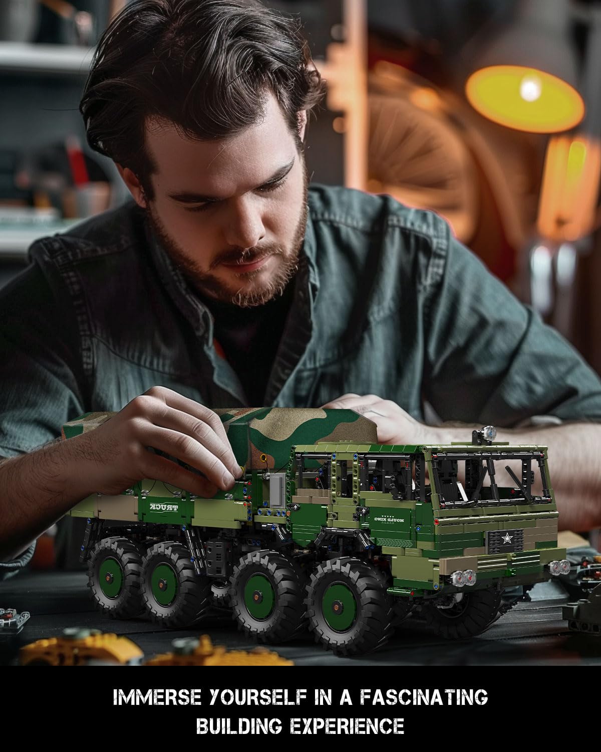 MOULD KING 20039 Remote Control KOLOS 8X8 Truck Building Kit | 4.733