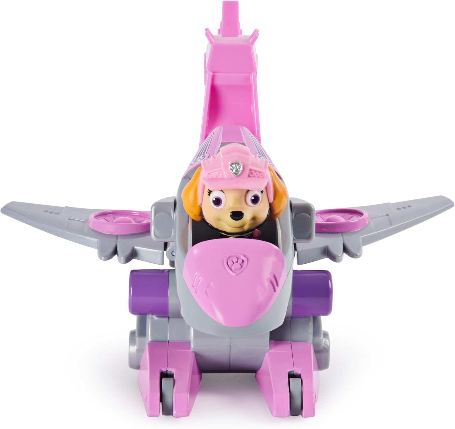 PAW Patrol, Dino Rescue Skye’s Deluxe Rev Up Vehicle with Mystery Dinosaur Figure